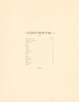 Table of Contents, Delaware County 1894